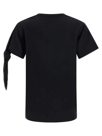 Jw Anderson J. W.anderson Knot T-shirt In Black