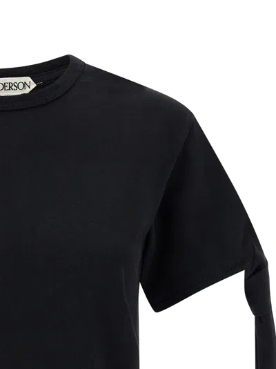Jw Anderson J. W.anderson Knot T-shirt In Black