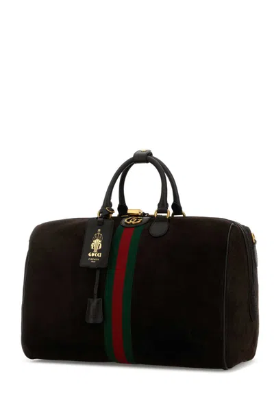 Gucci Travel Bags In Brown
