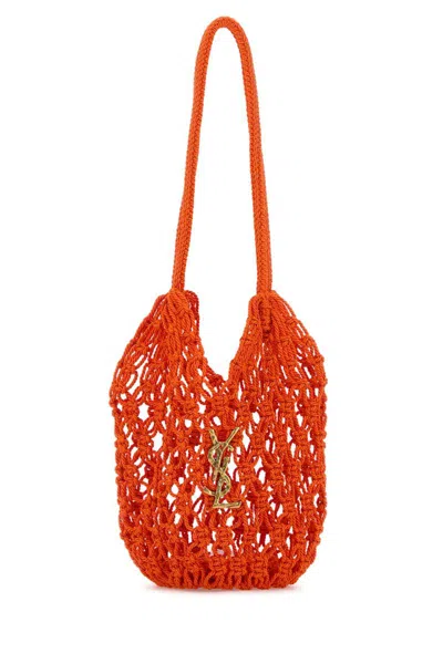 Saint Laurent Bucket Bags In Orange