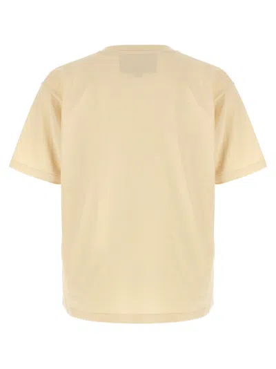 Valentino Garavani Cotton T-shirt With Made In Print Clothing In Neutral