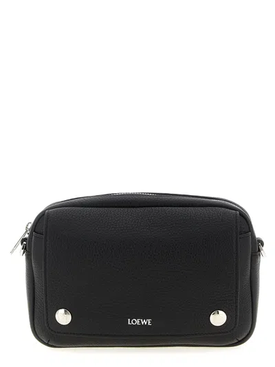Loewe Messenger Pebble Crossbody Bags Black