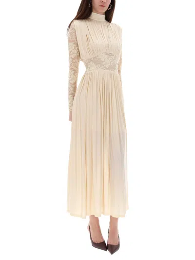Zimmermann Midi Dress "rebellion" In Neutral