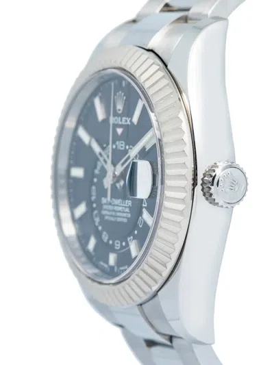 Pre-owned Rolex Sky-dweller Oyster Perpetual 42mm In Black