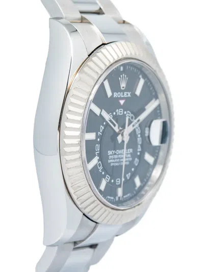 Pre-owned Rolex Sky-dweller Oyster Perpetual 42mm In Black