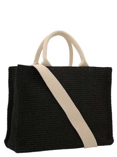 Marni Black Mini Tote Shopping Bag