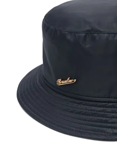 Borsalino Morgan Rain Bucket Hat In Black