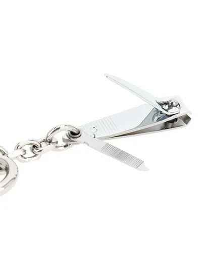 Maison Margiela Nail Cutter Keyring Silver