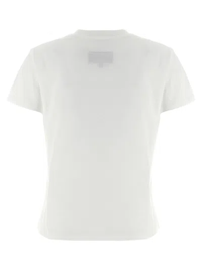 Mm6 Maison Margiela Mm6 By Maison Margiela Numeric Cotton Jersey T-shirt In White