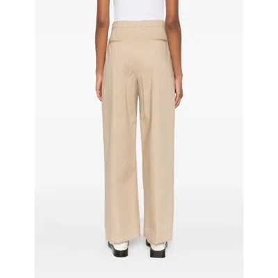 Mark Kenly Domino Tan Pleated Trousers In Brown