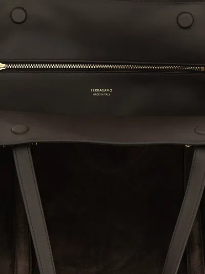 Ferragamo Scarf L Shoulder Bag In Multi