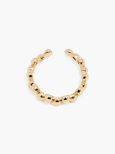 French Connection Open Beaded Ring  Accessories In Gold
