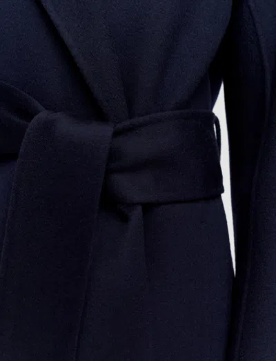 Joseph Costana Double Face Cashmere Coat In Black