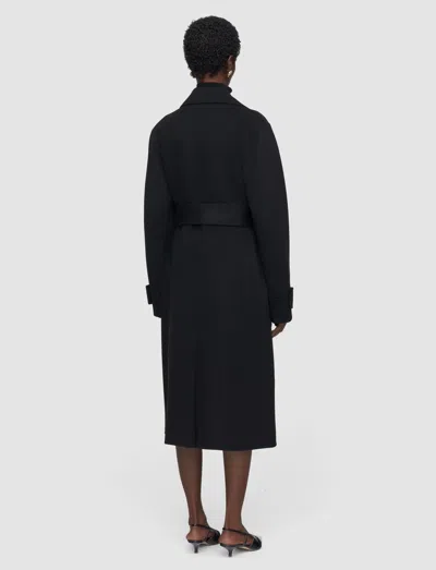 Joseph Arlina Double Face Cashmere Coat In Black