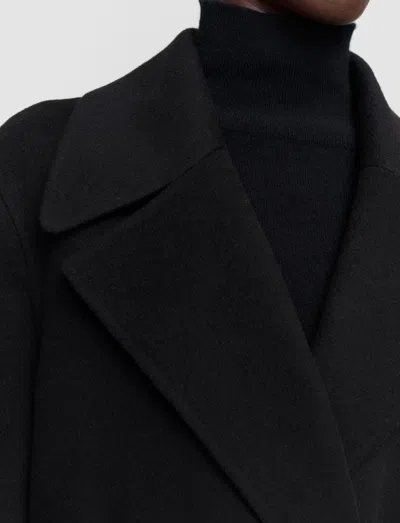 Joseph Arlina Double Face Cashmere Coat In Black