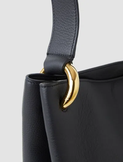 Joseph Bucket Leather Bag In Black