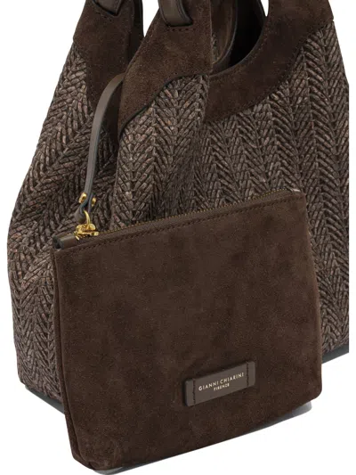 Gianni Chiarini Shoulder Bags Brown In Brown