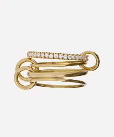 Spinelli Kilcollin Yellow Gold And Diamond Pisces Ring In Gold