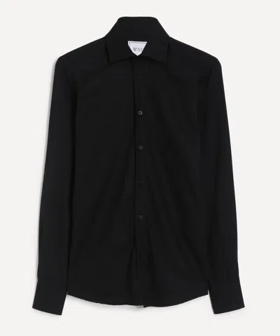 With Nothing Underneath Women's The Boyfriend Tencel Black Shirt In Multi