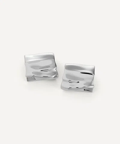 Jenny Bird Silver-plated Sundra Stud Earrings In Silver
