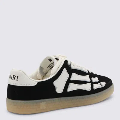 Amiri Low Profile Sneakers Featuring Contrast Panels In Black