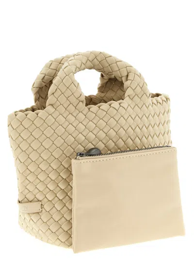 Naghedi St. Barths Small Tote Bag Beige In Pink