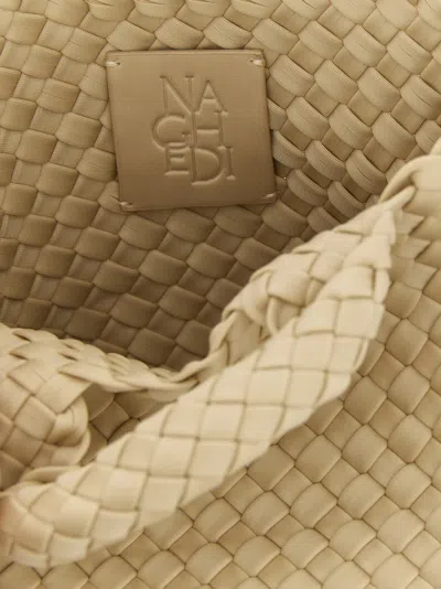 Naghedi St. Barths Small Tote Bag Beige In Pink