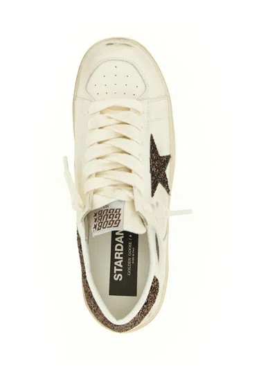 Golden Goose Deluxe Brand Stardan Glittered Sneakers In White
