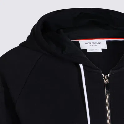 Thom Browne Sweaters Blue And Green In Black