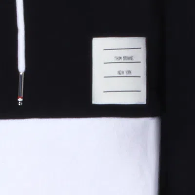 Thom Browne Sweaters Blue And Green In Black