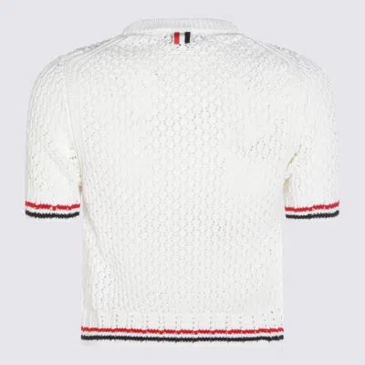 Thom Browne Sweaters Light And Natural In White