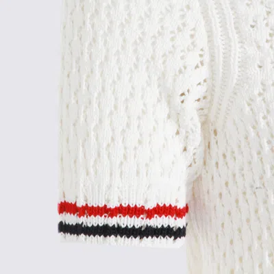 Thom Browne Sweaters Light And Natural In White