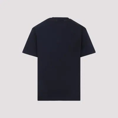 Gucci Men Printed Cotton Jersey T-shirt In Blue