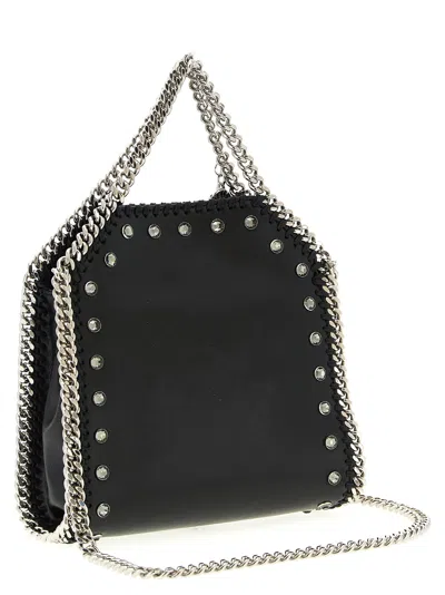 Stella Mccartney Tiny Falabella Handbag In Black