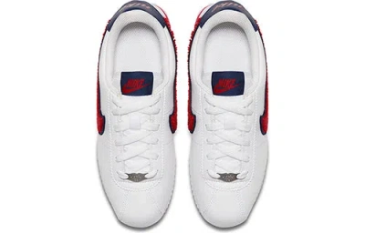 Nike (gs)  Cortez Basic Leather Se 'white' In Multi