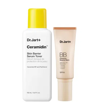 Dr. Jart+ Ceramidin™ Serum Toner And Premium Bb Duo - Medium - Tan In Transparent