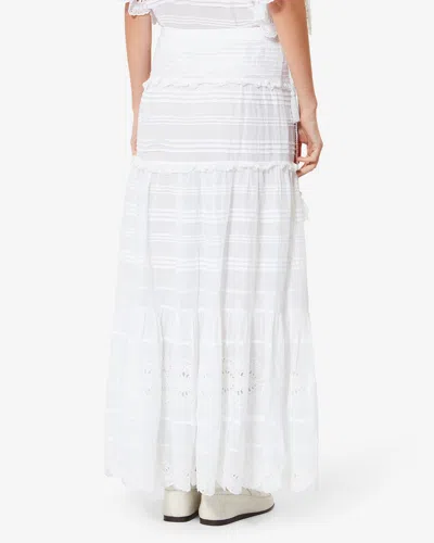 Isabel Marant Étoile Paoline Skirt In White