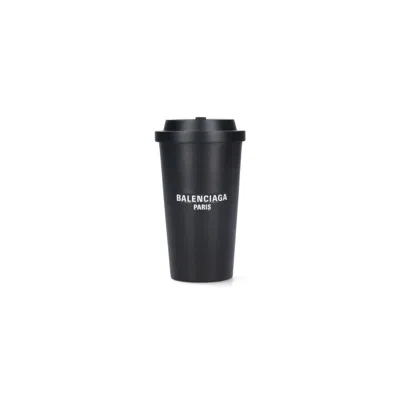 Balenciaga 9am Coffee Cup Clutch Bag In Black