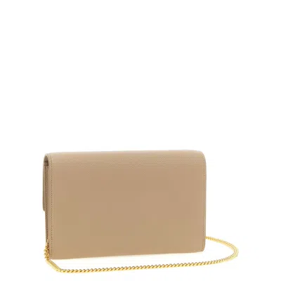 Saint Laurent Uptown Clutch In Neutral