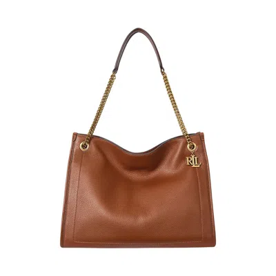 Ralph Lauren Brdly Shppr Tote Large In Brown