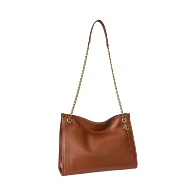 Ralph Lauren Brdly Shppr Tote Large In Brown