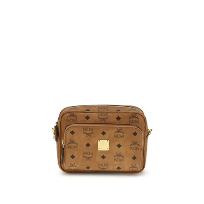 Mcm Aren Shoulder Bag In Brown