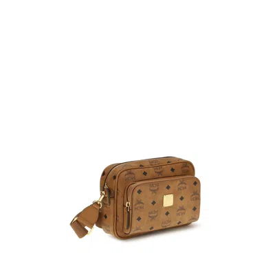 Mcm Aren Shoulder Bag In Brown
