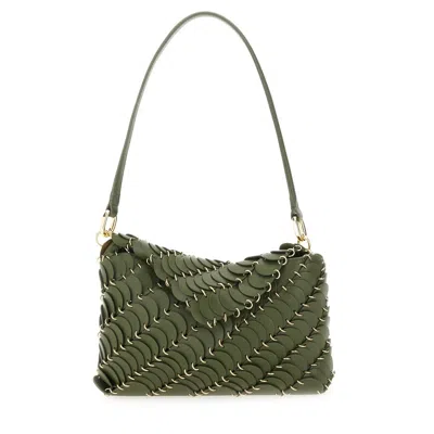 Rabanne 'paco' Shoulder Bag In Khaki In Green