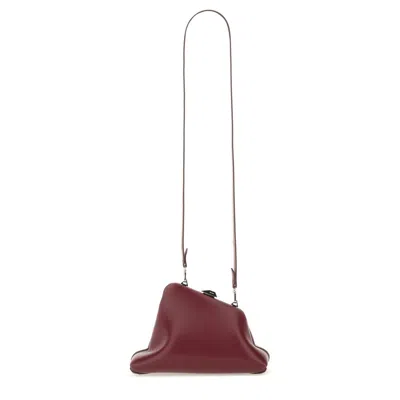 Attico The  Clutch Day Off Small In Red