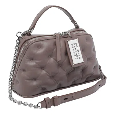 Maison Margiela Glam Slam Trapezoid Bag In Sand