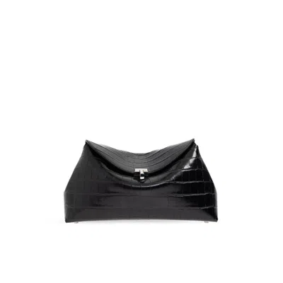Totême Toteme Toteme Shoulder Bag T-lock In Black