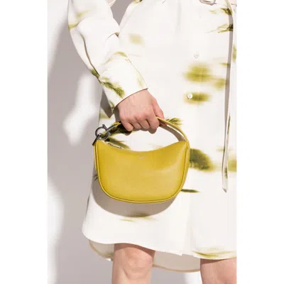 Ferragamo Leather Handbag In Yellow