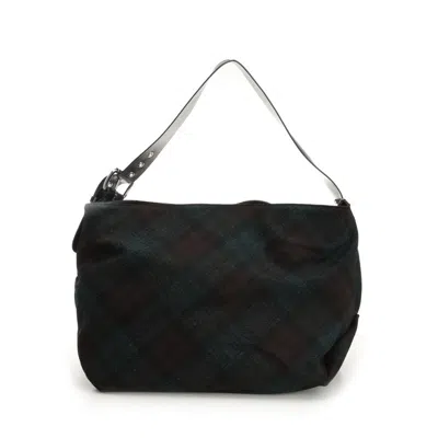 Vivienne Westwood Maxime Large Shoulder Bag Harris Tweed Check Dark-check