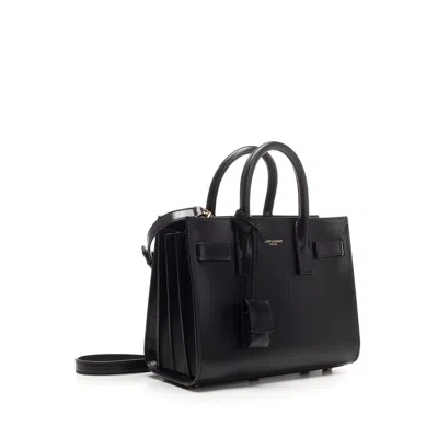 Saint Laurent Sac De Jour Baby In Black Leather